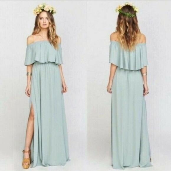 NWT Show Me Your Mumu Hacienda sage maxi dress XS - Picture 6 of 6